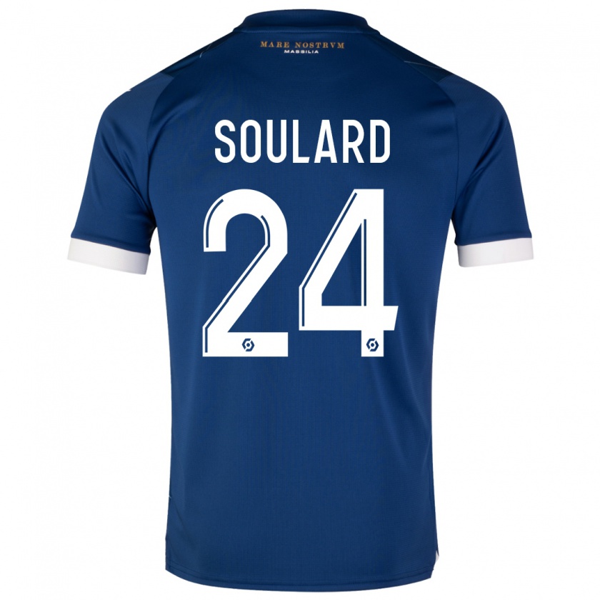 Kandiny Heren Amandine Soulard #24 Donkerblauw Uitshirt Uittenue 2023/24 T-Shirt België