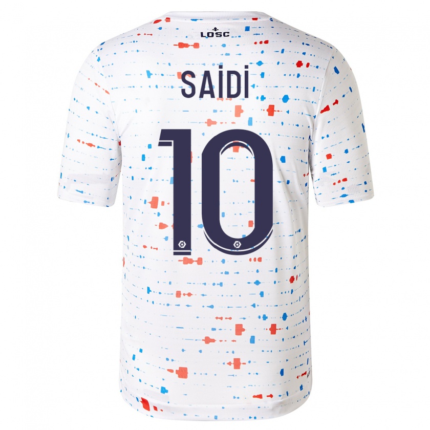 Kandiny Hombre Camiseta Rachel Saidi #10 Blanco 2ª Equipación 2023/24 La Camisa