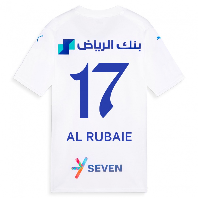 Kandiny Uomo Maglia Mohammed Al-Rubaie #17 Bianco Kit Gara Away 2023/24 Maglietta