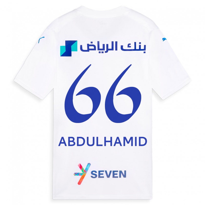 Kandiny Heren Saud Abdulhamid #66 Wit Uitshirt Uittenue 2023/24 T-Shirt België