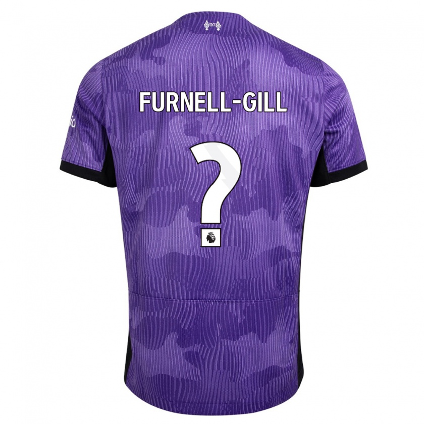 Kandiny Herren Luca Furnell-Gill #0 Lila Ausweichtrikot Trikot 2023/24 T-Shirt Österreich