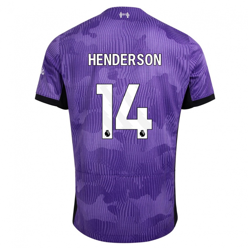 Kandiny Heren Henderson #14 Paars Thuisshirt Derde Tenue 2023/24 T-Shirt België