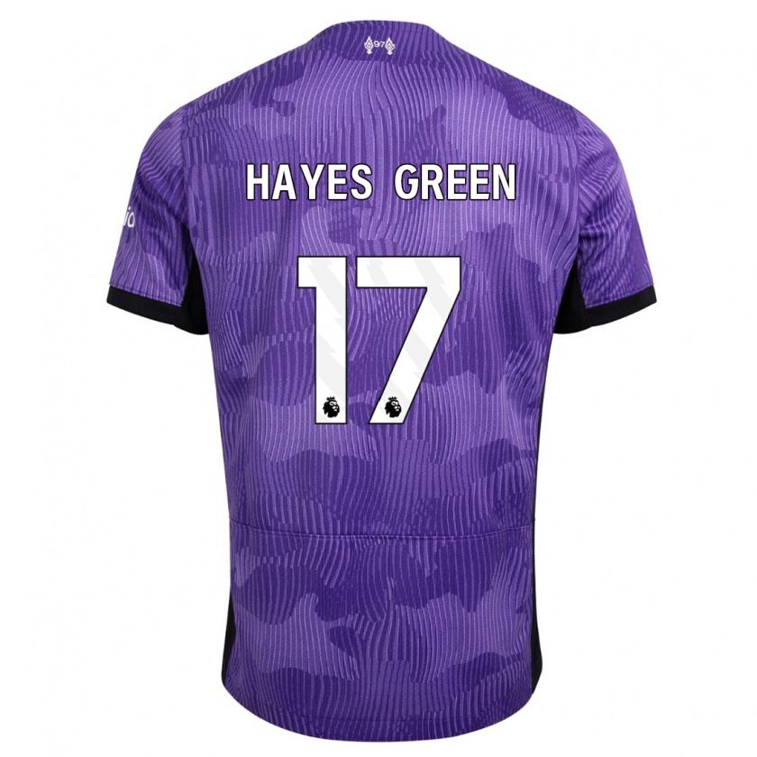 Kandiny Herren Charlie Hayes-Green #17 Lila Ausweichtrikot Trikot 2023/24 T-Shirt Österreich