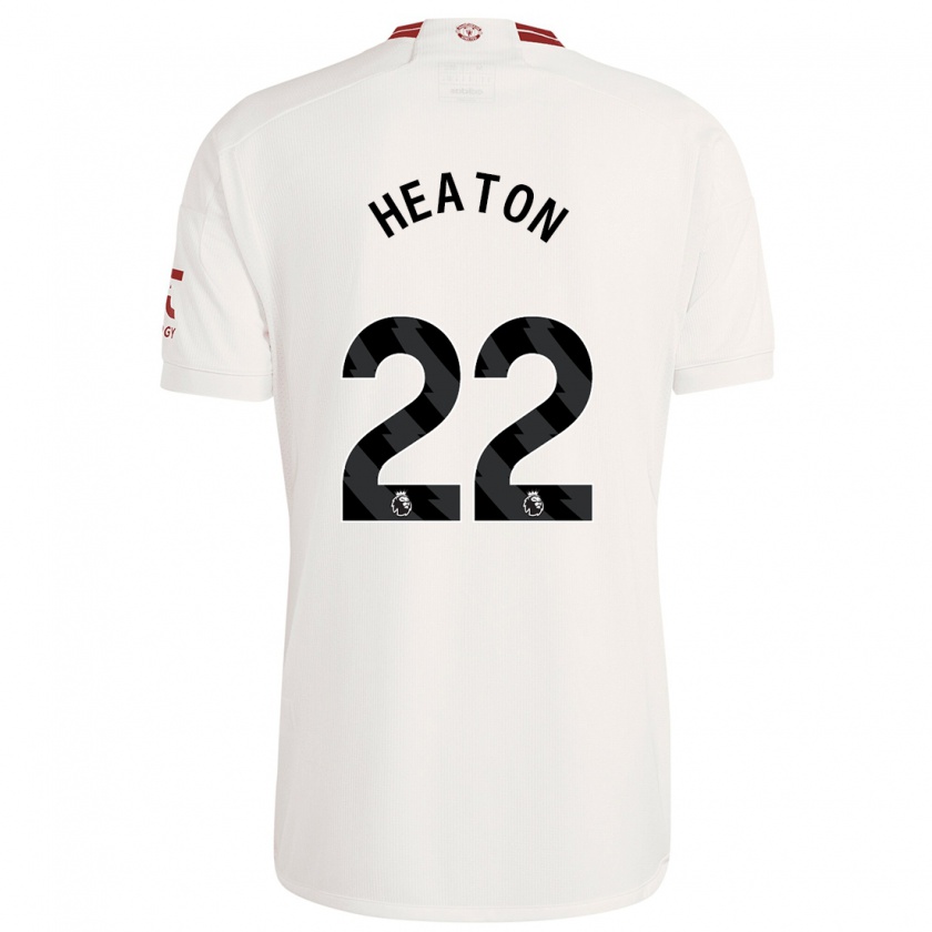 Kandiny Heren Tom Heaton #22 Wit Thuisshirt Derde Tenue 2023/24 T-Shirt België