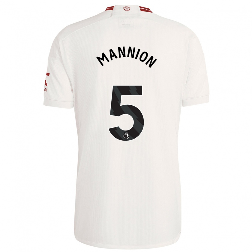 Kandiny Heren Aoife Mannion #5 Wit Thuisshirt Derde Tenue 2023/24 T-Shirt België