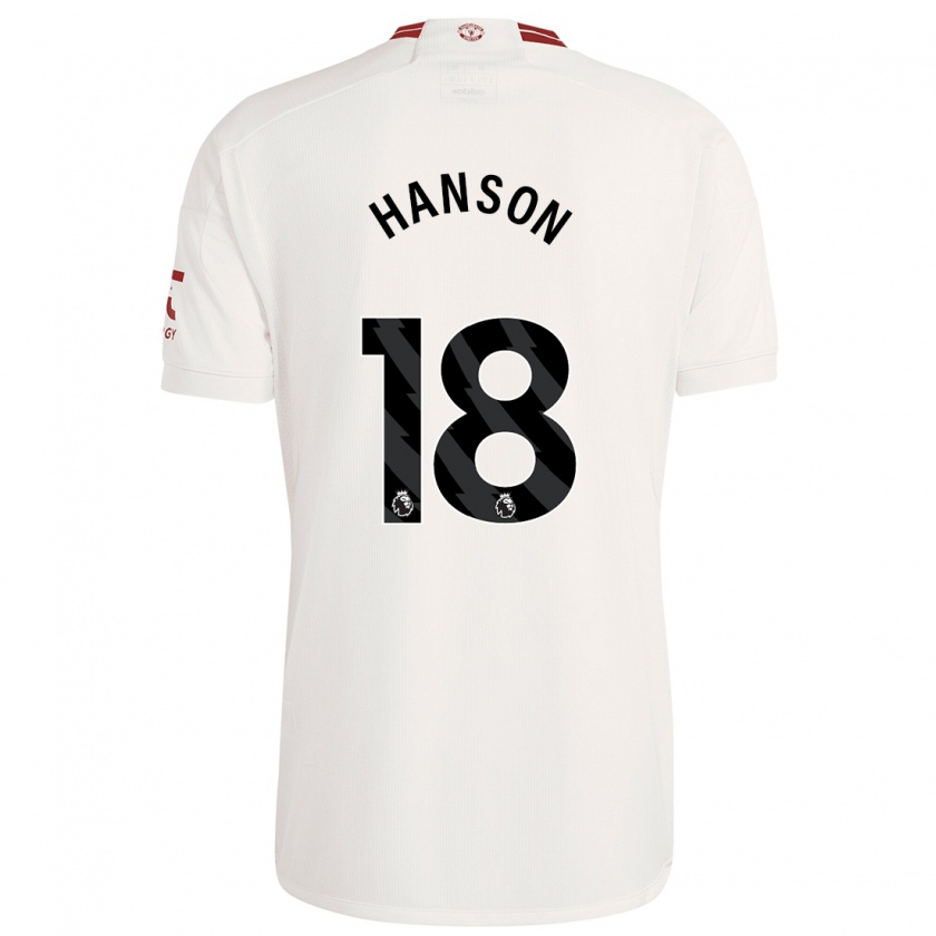 Kandiny Heren Kirsty Hanson #18 Wit Thuisshirt Derde Tenue 2023/24 T-Shirt België