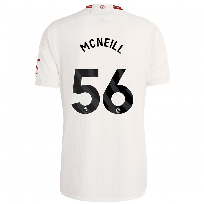 Kandiny Uomo Maglia Charlie Mcneill #56 Bianco Kit Gara Third 2023/24 Maglietta