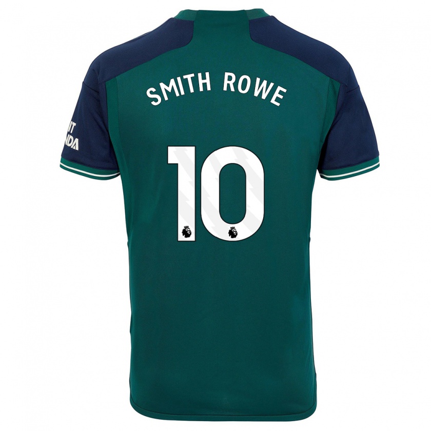 Kandiny Heren Emile Smith Rowe #10 Groente Thuisshirt Derde Tenue 2023/24 T-Shirt België