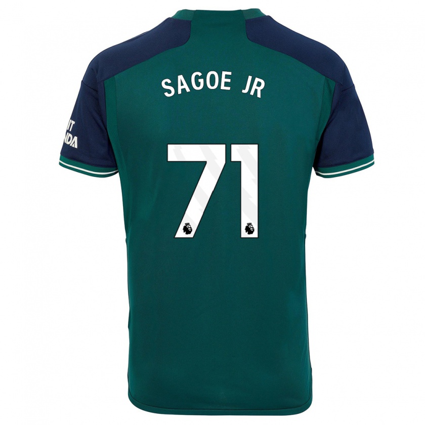 Kandiny Herren Charles Sagoe Jr #71 Grün Ausweichtrikot Trikot 2023/24 T-Shirt Österreich