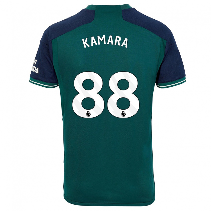 Kandiny Herren Osman Kamara #88 Grün Ausweichtrikot Trikot 2023/24 T-Shirt Österreich