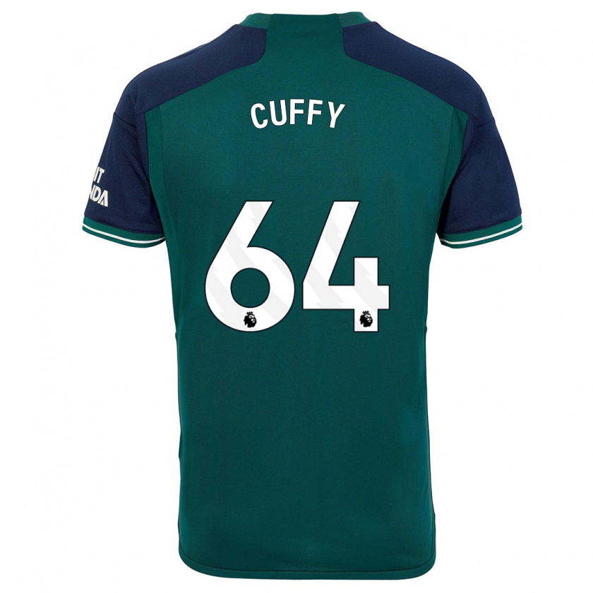 Kandiny Uomo Maglia Brooke Norton Cuffy #64 Verde Kit Gara Third 2023/24 Maglietta