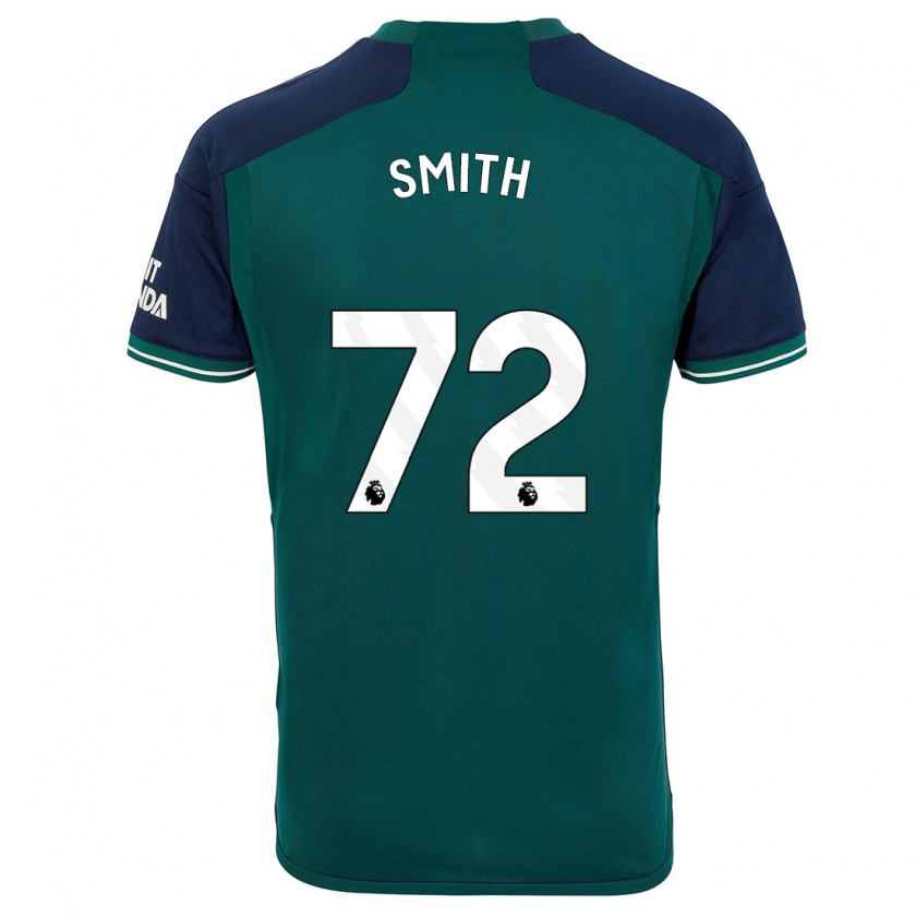 Kandiny Uomo Maglia Matt Smith #72 Verde Kit Gara Third 2023/24 Maglietta