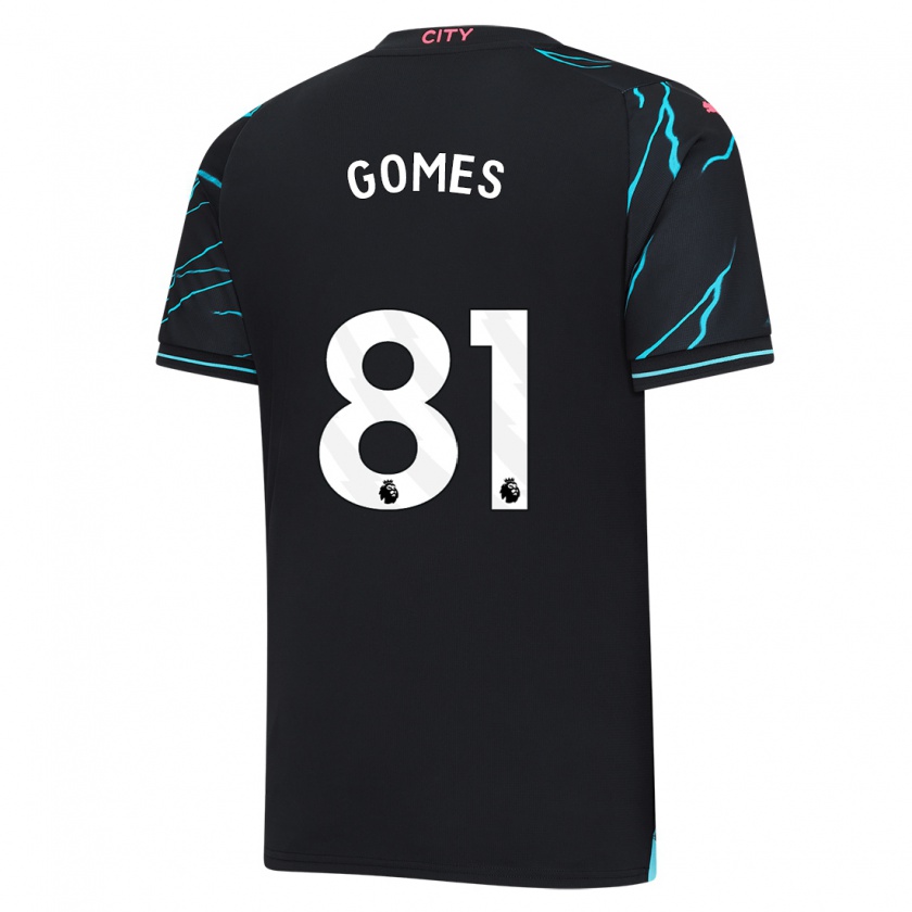 Kandiny Hombre Camiseta Claudio Gomes #81 Azul Oscuro Equipación Tercera 2023/24 La Camisa