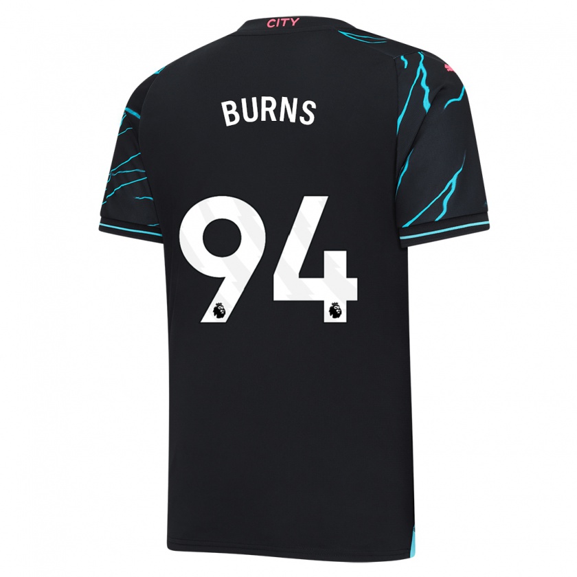 Kandiny Herren Finley Burns #94 Dunkelblau Ausweichtrikot Trikot 2023/24 T-Shirt Österreich