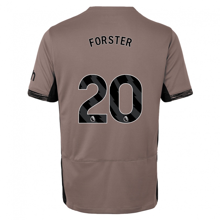 Kandiny Herren Fraser Forster #20 Dunkelbeige Ausweichtrikot Trikot 2023/24 T-Shirt Österreich