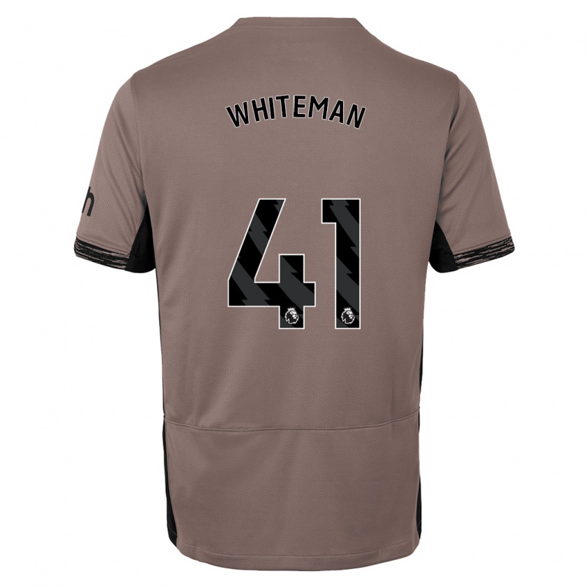 Kandiny Herren Alfie Whiteman #41 Dunkelbeige Ausweichtrikot Trikot 2023/24 T-Shirt Österreich