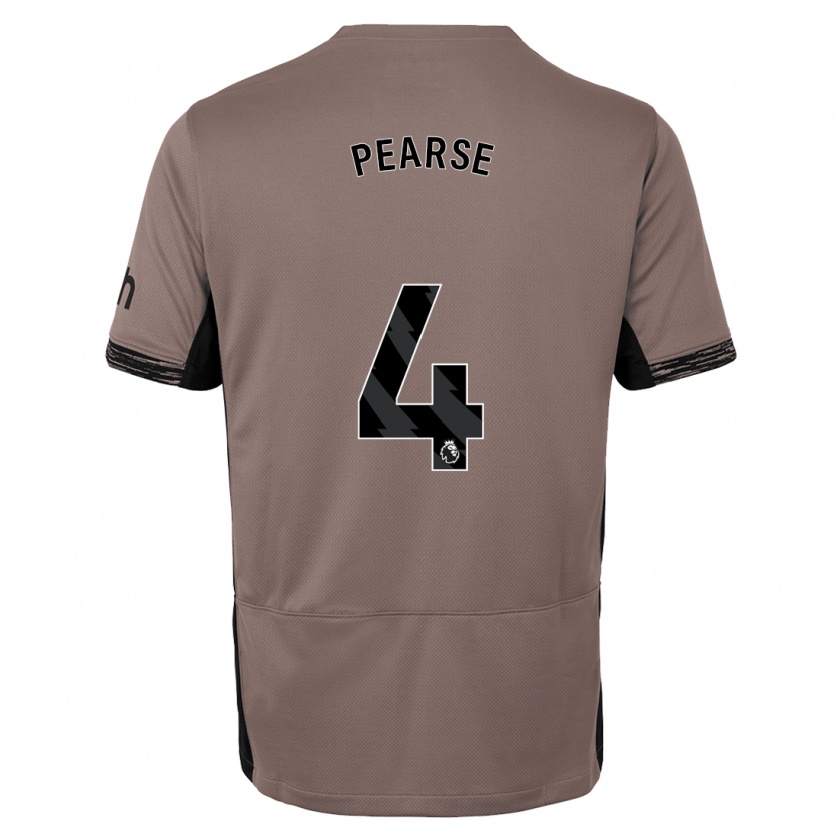 Kandiny Uomo Maglia Gracie Pearse #4 Beige Scuro Kit Gara Third 2023/24 Maglietta