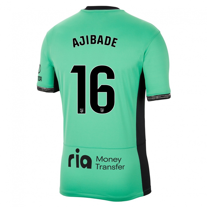 Kandiny Heren Rasheedat Ajibade #16 Lente Groen Thuisshirt Derde Tenue 2023/24 T-Shirt België