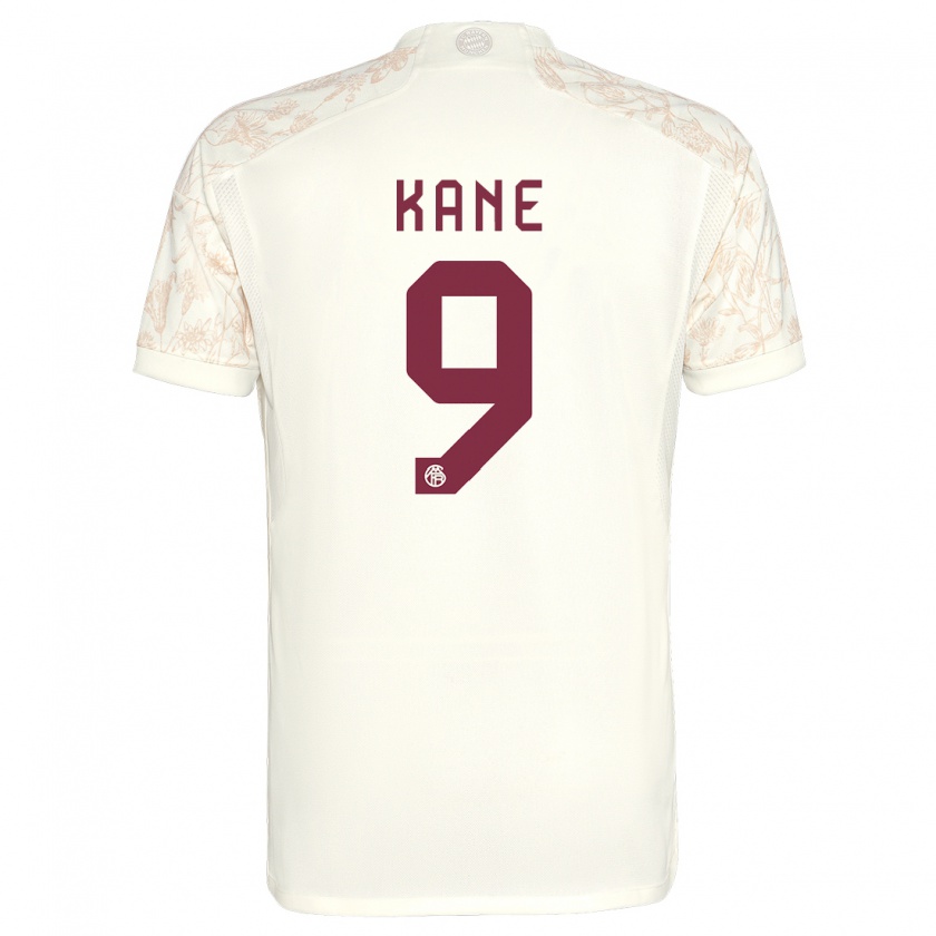 Kandiny Hombre Camiseta Harry Kane #9 Blanquecino Equipación Tercera 2023/24 La Camisa