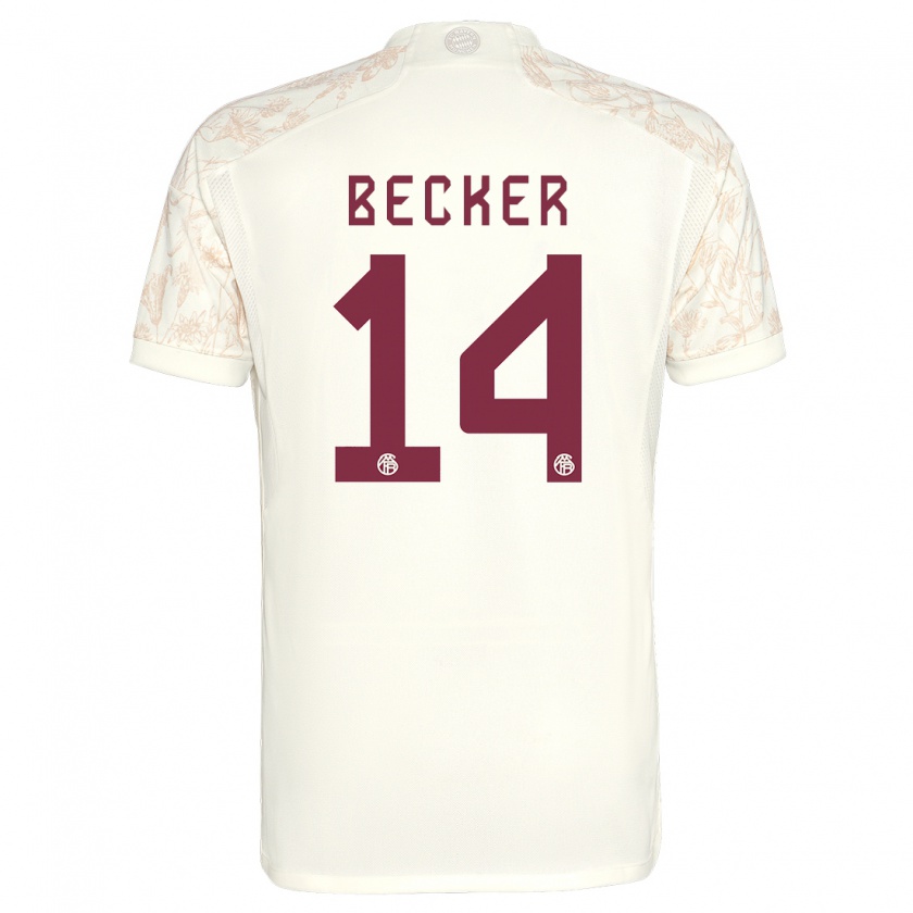 Kandiny Herren Lennard Becker #14 Cremefarben Ausweichtrikot Trikot 2023/24 T-Shirt Österreich