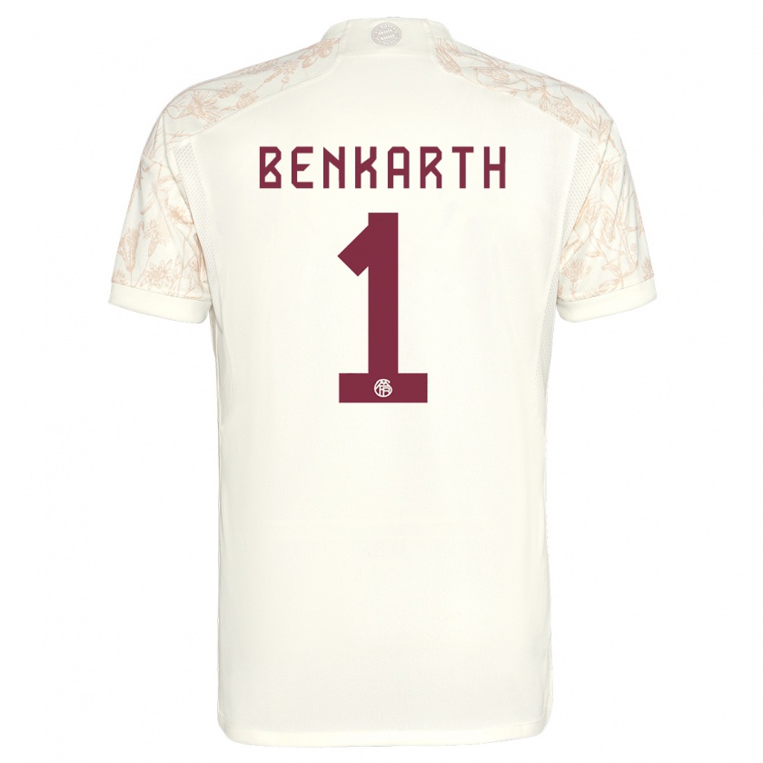 Kandiny Hombre Camiseta Laura Benkarth #1 Blanquecino Equipación Tercera 2023/24 La Camisa