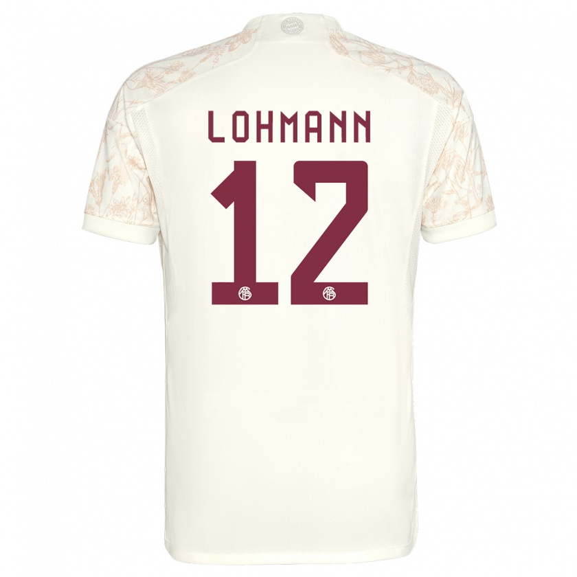 Kandiny Uomo Maglia Sydney Lohmann #12 Bianco Kit Gara Third 2023/24 Maglietta