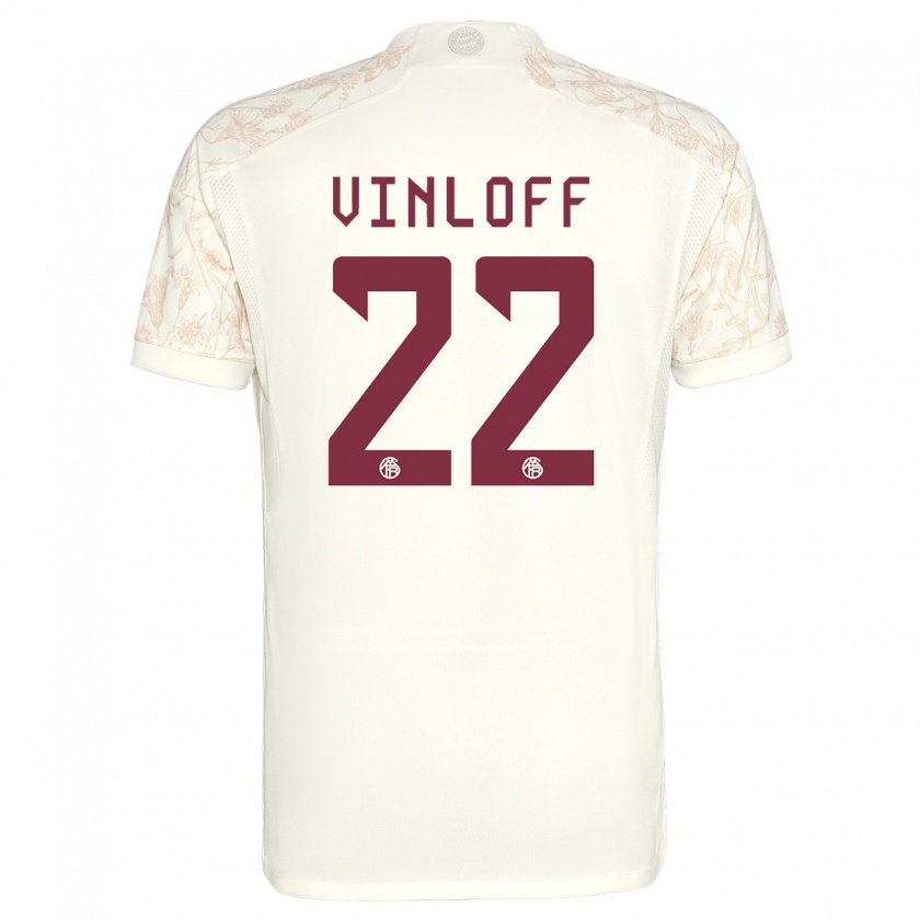 Kandiny Heren Matteo Vinloff #22 Gebroken Wit Thuisshirt Derde Tenue 2023/24 T-Shirt België