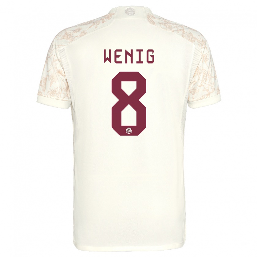 Kandiny Hombre Camiseta Marcel Wenig #8 Blanquecino Equipación Tercera 2023/24 La Camisa