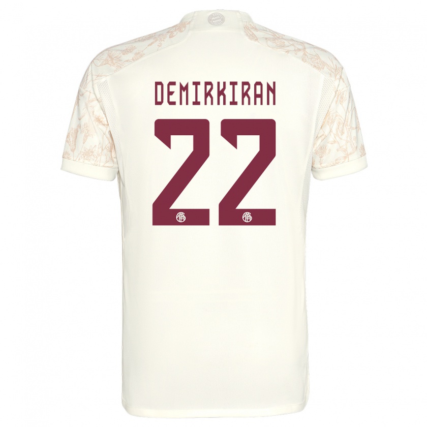 Kandiny Hombre Camiseta Ediz Demirkiran #22 Blanquecino Equipación Tercera 2023/24 La Camisa