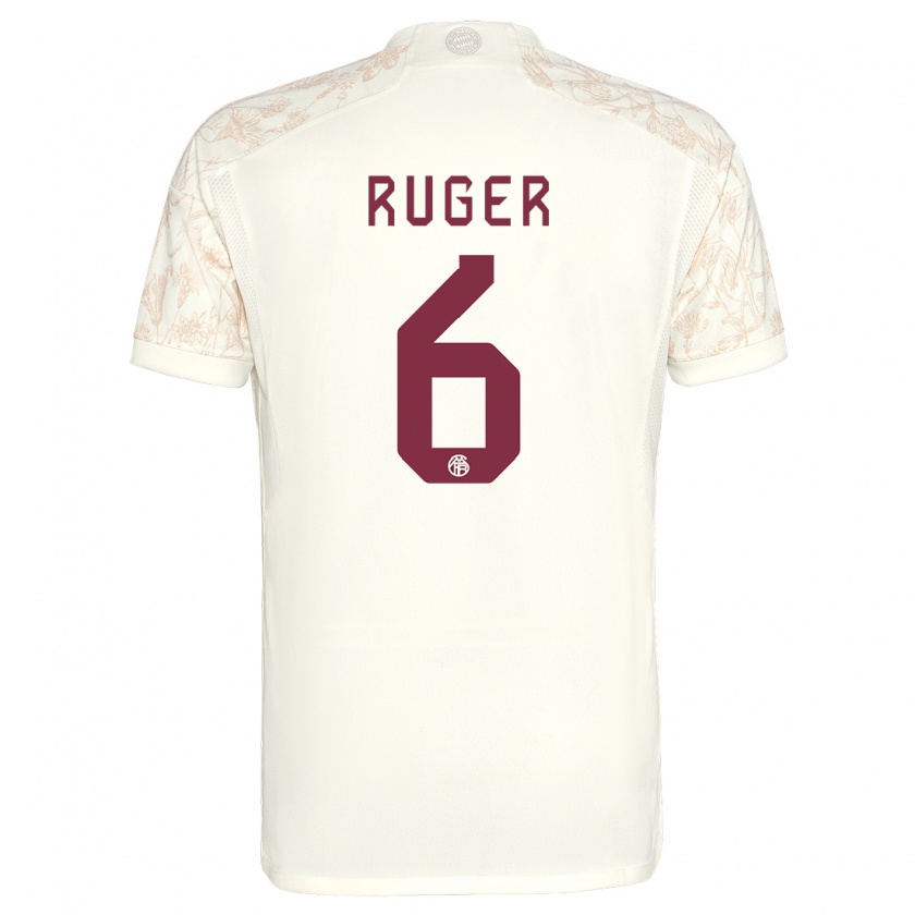 Kandiny Hombre Camiseta Kurt Ruger #6 Blanquecino Equipación Tercera 2023/24 La Camisa