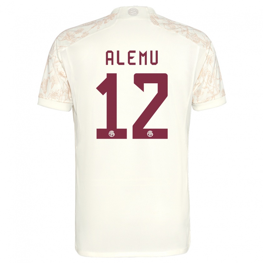 Kandiny Heren Liul Alemu #12 Gebroken Wit Thuisshirt Derde Tenue 2023/24 T-Shirt België