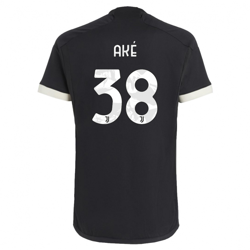 Kandiny Herren Marley Ake #38 Schwarz Ausweichtrikot Trikot 2023/24 T-Shirt Österreich