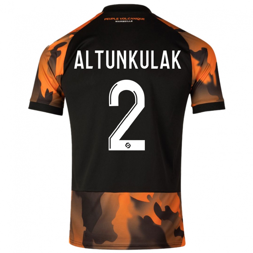 Kandiny Heren Selen Altunkulak #2 Zwart Oranje Thuisshirt Derde Tenue 2023/24 T-Shirt België