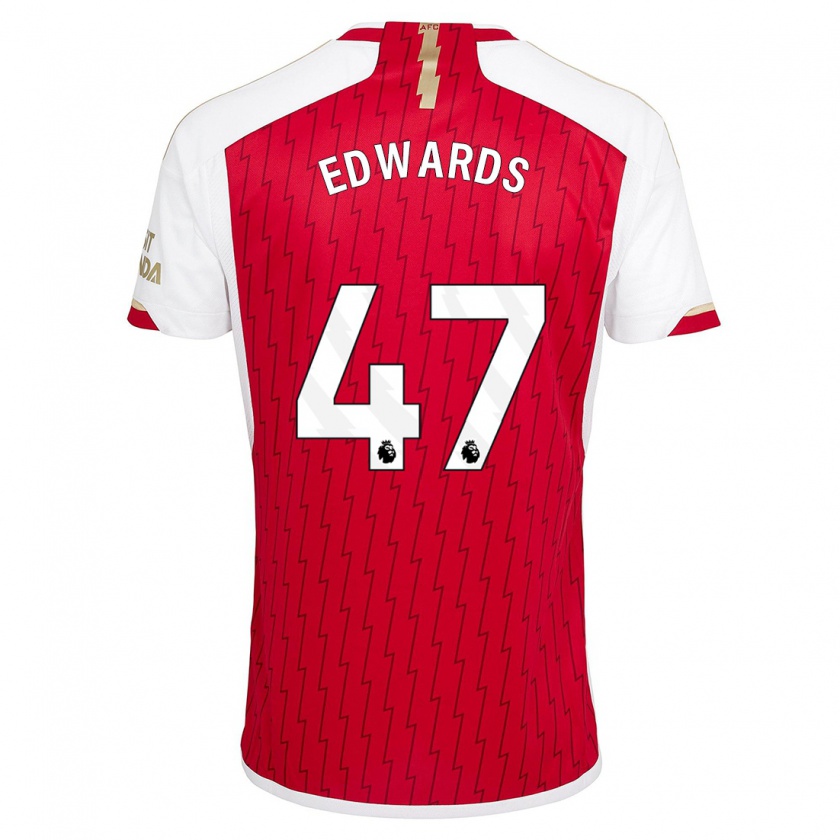 Kandiny Damen Khayon Edwards #47 Rot Heimtrikot Trikot 2023/24 T-Shirt Österreich