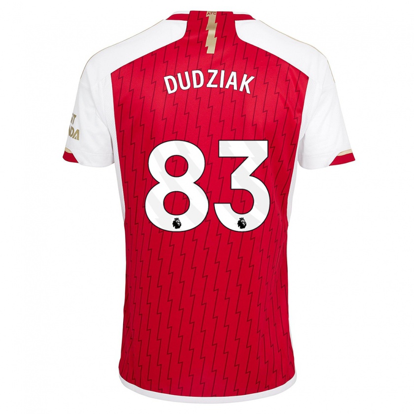 Kandiny Dames Harrison Dudziak #83 Rood Thuisshirt Thuistenue 2023/24 T-Shirt België