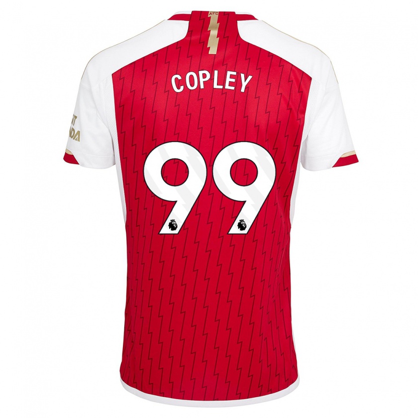 Kandiny Dames Louie Copley #99 Rood Thuisshirt Thuistenue 2023/24 T-Shirt België