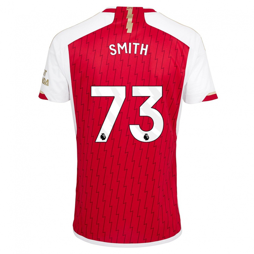 Kandiny Dames Tom Smith #73 Rood Thuisshirt Thuistenue 2023/24 T-Shirt België