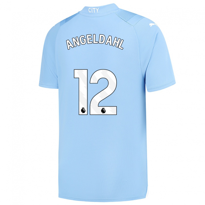 Kandiny Damen Filippa Angeldahl #12 Hellblau Heimtrikot Trikot 2023/24 T-Shirt Österreich