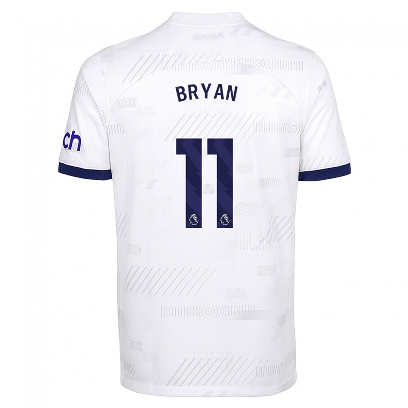 Kandiny Donna Maglia Bryan Gil #11 Bianco Kit Gara Home 2023/24 Maglietta