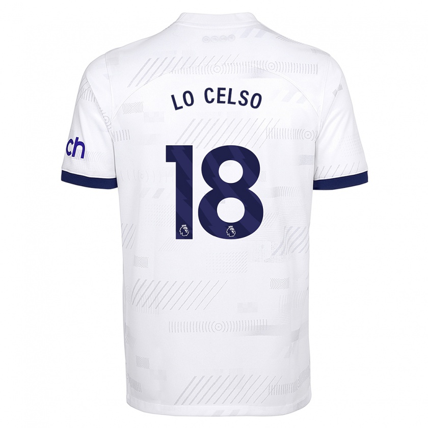 Kandiny Donna Maglia Giovani Lo Celso #18 Bianco Kit Gara Home 2023/24 Maglietta