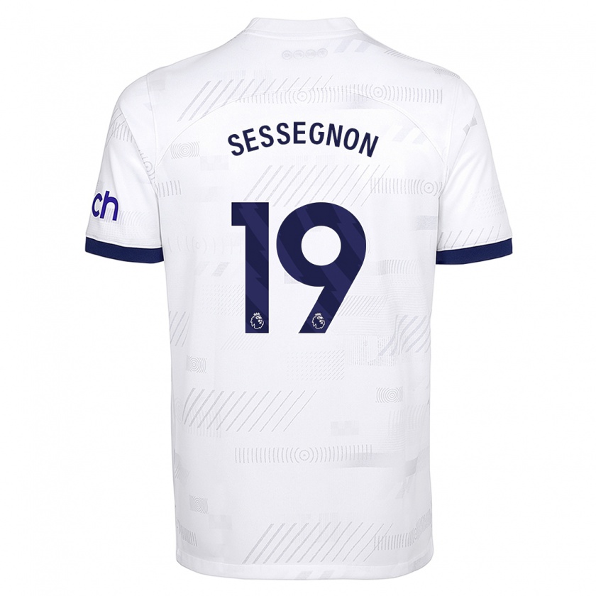 Kandiny Donna Maglia Ryan Sessegnon #19 Bianco Kit Gara Home 2023/24 Maglietta