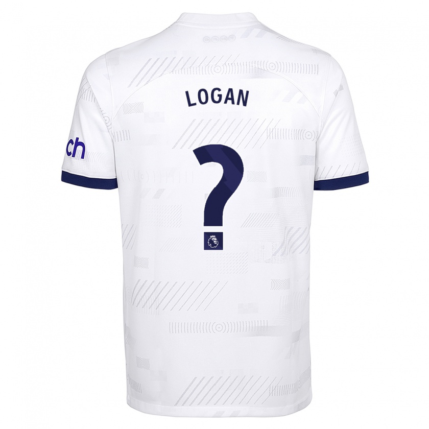 Kandiny Donna Maglia Calum Logan #0 Bianco Kit Gara Home 2023/24 Maglietta