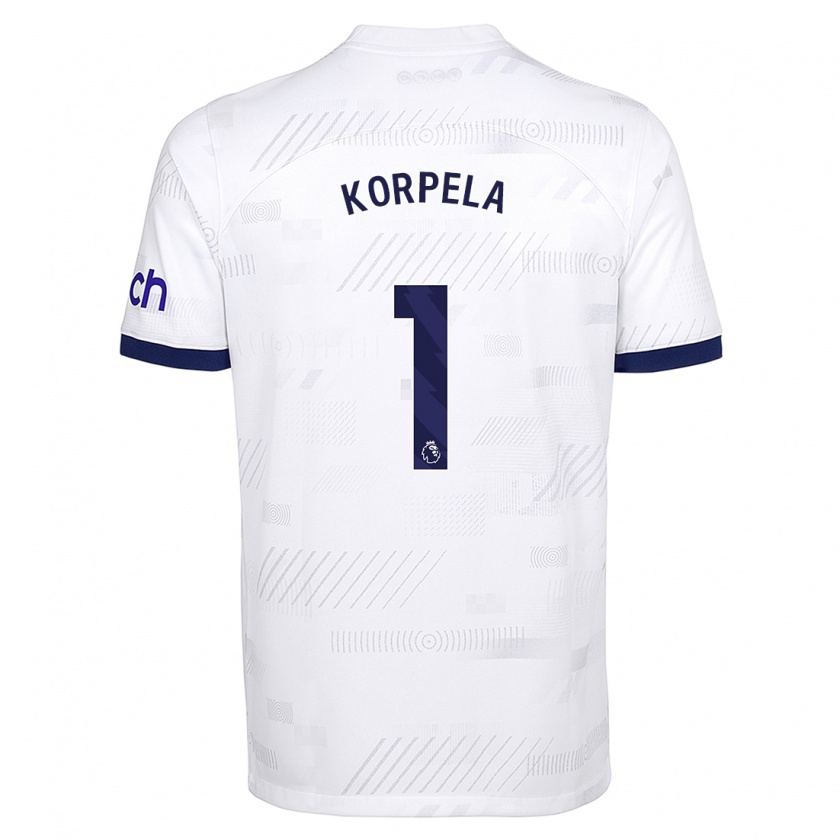 Kandiny Donna Maglia Tinja-Riikka Korpela #1 Bianco Kit Gara Home 2023/24 Maglietta