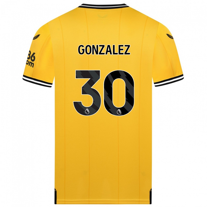 Kandiny Damen Enso González #30 Gelb Heimtrikot Trikot 2023/24 T-Shirt Österreich