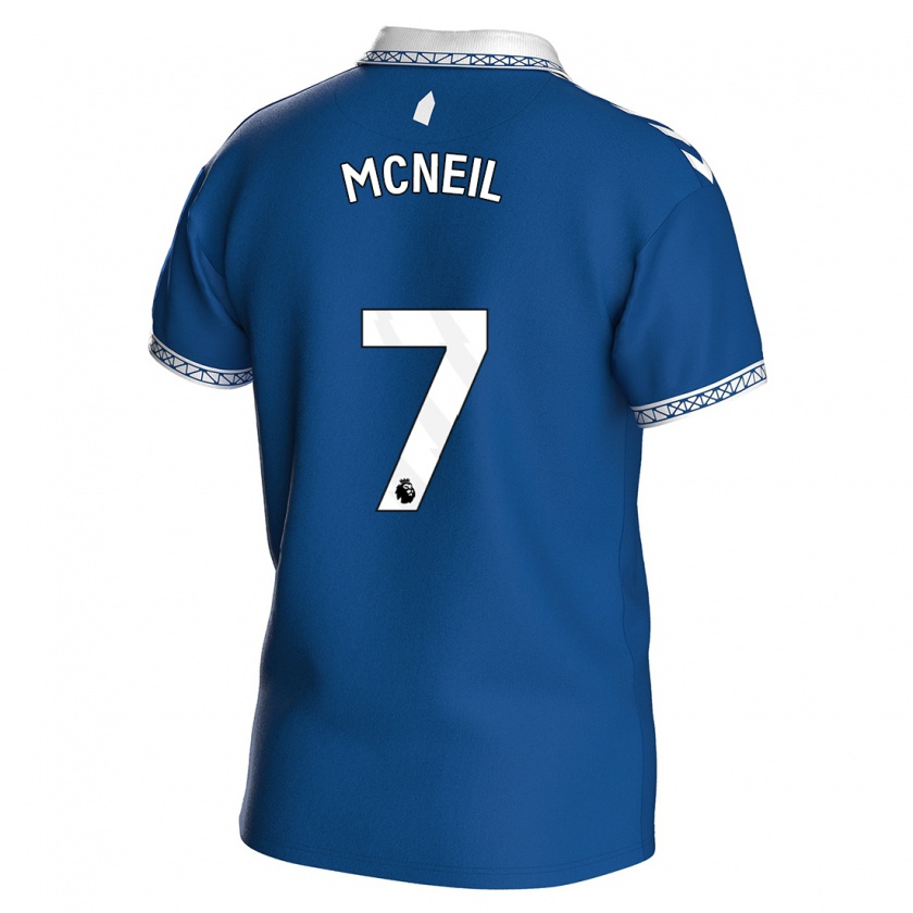 Kandiny Dames Dwight Mcneil #7 Koningsblauw Thuisshirt Thuistenue 2023/24 T-Shirt België