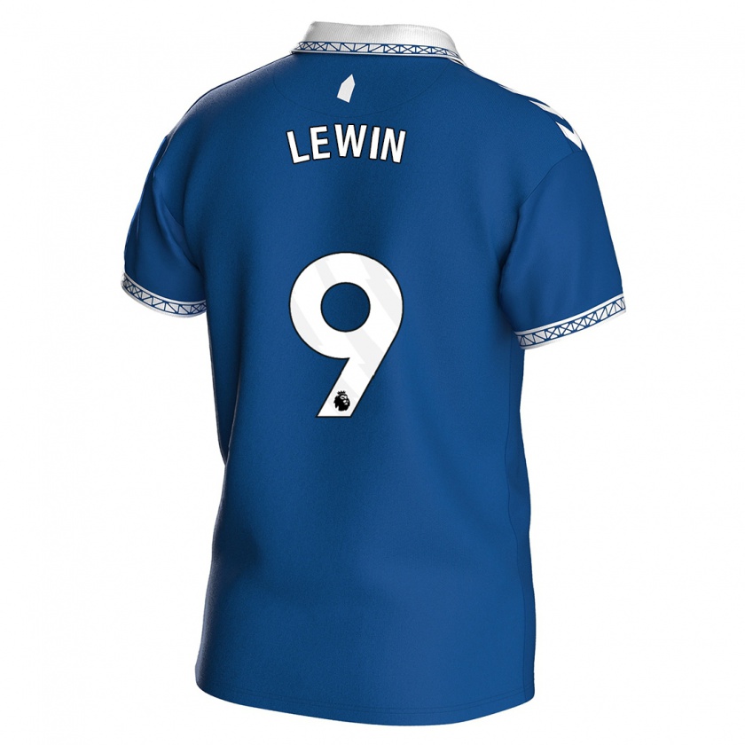 Kandiny Damen Dominic Calvert-Lewin #9 Königsblau Heimtrikot Trikot 2023/24 T-Shirt Österreich