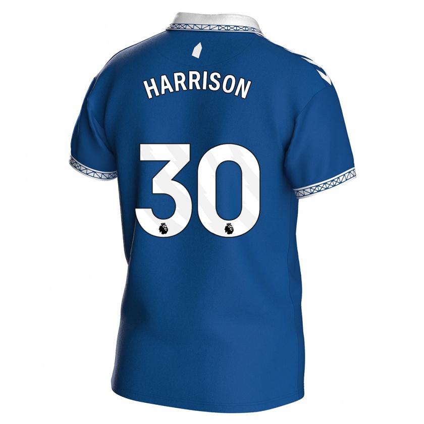 Kandiny Donna Maglia Jack Harrison #30 Blu Reale Kit Gara Home 2023/24 Maglietta