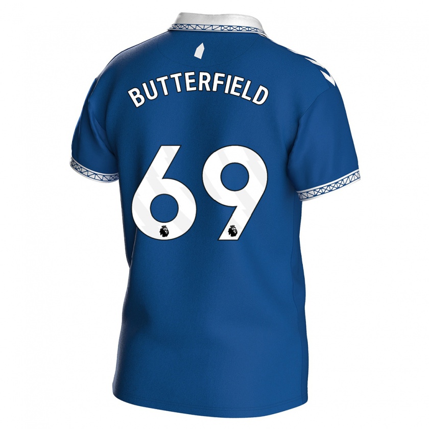 Kandiny Dames Luke Butterfield #69 Koningsblauw Thuisshirt Thuistenue 2023/24 T-Shirt België