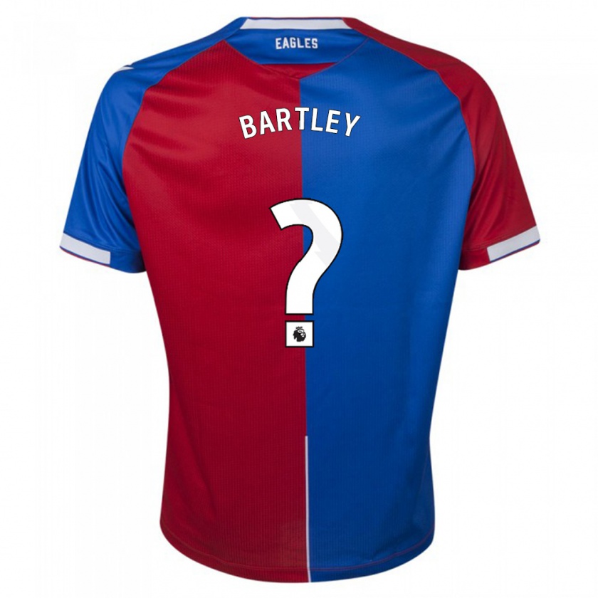 Kandiny Mujer Camiseta Ryan Bartley #0 Rojo Azul 1ª Equipación 2023/24 La Camisa