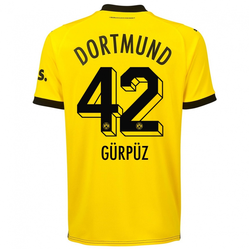 Kandiny Damen Goktan Gurpuz #42 Gelb Heimtrikot Trikot 2023/24 T-Shirt Österreich